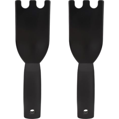 2pcs Grattoir à Grille Universels pour George Foreman et la Plupart des Barbecues d'Intérieur Rainurés, Spatule en Nylon Résistante à Chaleur avec Rainures Prise Confortable et Antiadhésive (1/5)