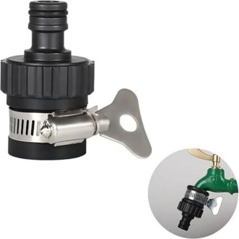 Connecteur Universel De Robinet Adaptateur Tuyau Arrosage Cuisine pour Salle Bain, Jardin, WC - (1/5)