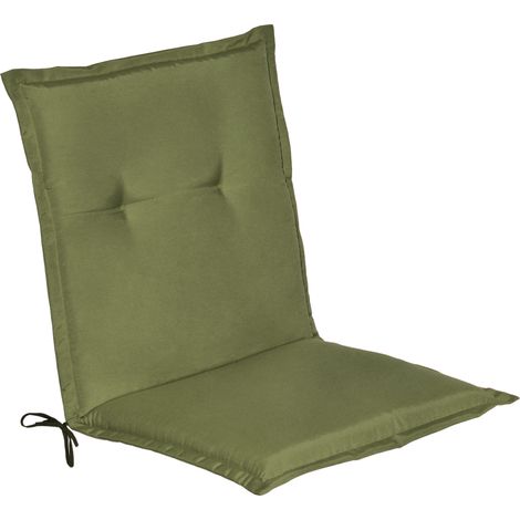 Coussin pour chaise de jardin à dossier bas Loft NL, 100 x 50 x 6 cm, vert olive (1/5)
