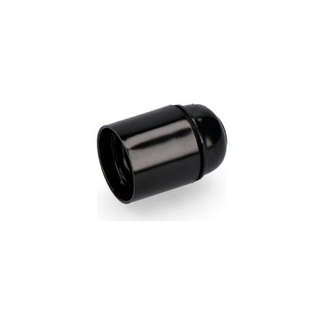 Douille de lampe bk renforcée e-27 noire emballée (22285) edm (1/2)