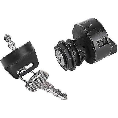 Interrupteur à clé d'allumage ATV à 4 broches pour Polaris Worker 500 et Predator 500 (modèles 2003-2007) pour démarrer le verrouillage du moteur. (1/4)