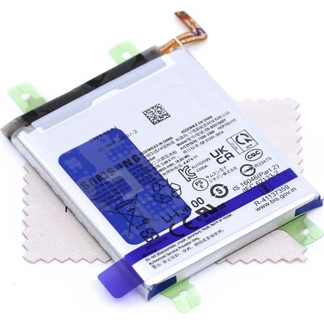 Batterie d'origine pour Samsung EB-BS918ABY pour Samsung Galaxy S23 Ultra (S918B) avec chiffon de nettoyage mungoo multicolore
