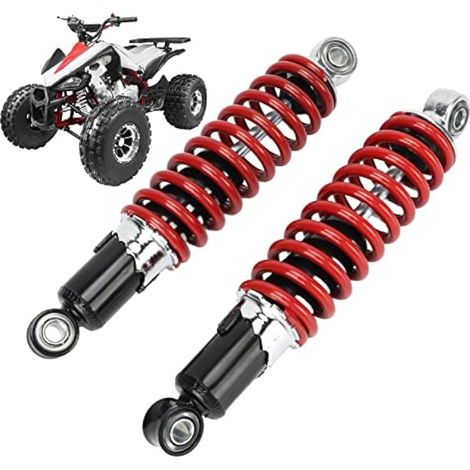 Amortisseur 2 Pièces Amortisseur Moto 250mm Suspension pour Dirt Pit Bike ATV Go Kart (1/3)