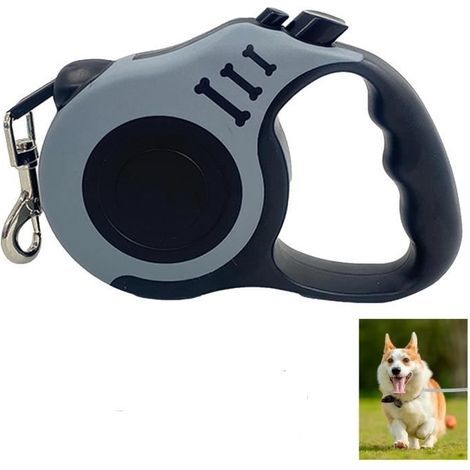 Laisse Enrouleur pour Gros Chien,Laisse Rétractable pour Chien de 3 Mètres,Laisse Chien Enroleur pour Le Dressage et Le Promenade (1/4)