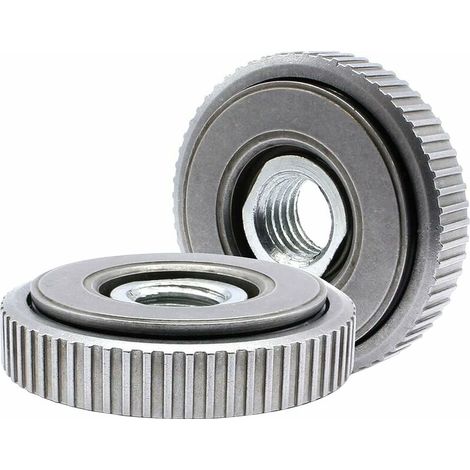 Ecrous à dégagement rapide SDS Clic M14 pour meuleuses d'angle AEG, Black & Decker, Dewalt, Flex, Hitachi, Metabo, Makit Lot de 2 Sunflower (1/2)