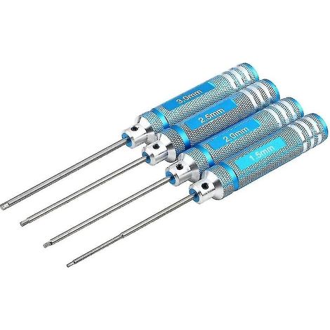 Tournevis hexagonal en acier pour coffrets d'outils de modélisme - Livraison gratuite (1/5)