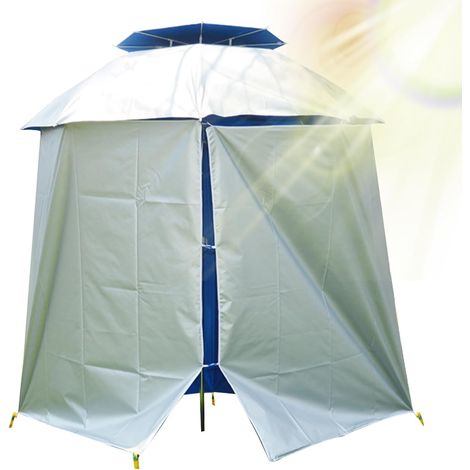 Auvent de tente avec parapluie, abri solaire pour tente de plage Abri de parasol avec auvent pour pluie Abri solaire en tissu de rechange, auvent imperméable pour parasol, prot (1/5)