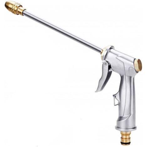 BUNTHAUS pistolet d'arrosage de jardin, douchette d'arrosage à haute pression réglable en métal, Bec de Pistolet étanches pour travaux de jardin, lavage de voiture, travaux de nettoyage (1/5)