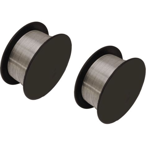2 PZ FILO ANIMATO NO GAS BOBINA SALDATRICE MIG SALDATURA SALDARE ø 0,8MM 1KG 8W1
