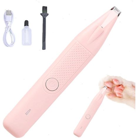 à pattes de chien, électrique rechargeable sans fil à faible bruit pour le toilettage avec indicateur lumineux D, nouvelle