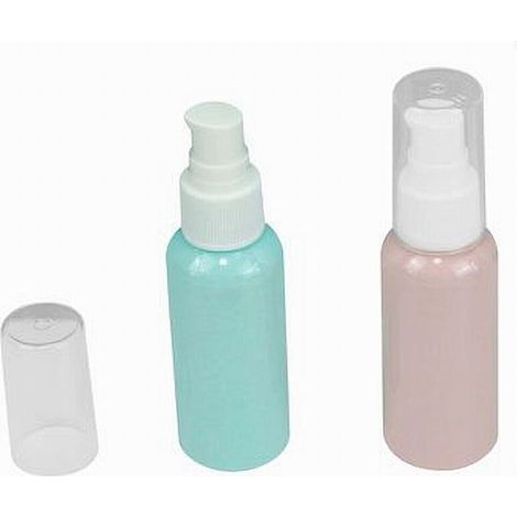 Set 4pz Bottiglia Viaggio Vuota 50ml Dispenser A Pompa Per Crema Cosmetici 79380 (1/4)