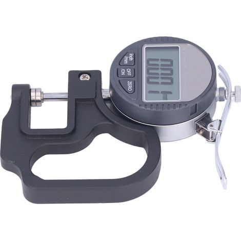 Micromètre numérique LCD de mesure d'épaisseur, outil de mesure précis pour papier et film, 0-12,7 mm (1/5)