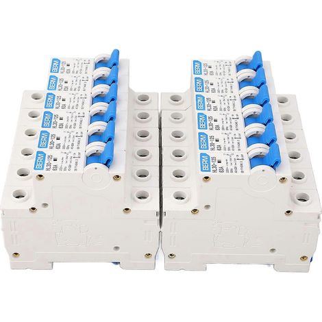 12 disjoncteurs miniatures 1P, disjoncteurs miniatures unipolaires pour installations domestiques 23