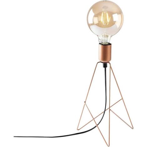 Lampe wellhome Kupfer 40W E27 21x21x35 cm