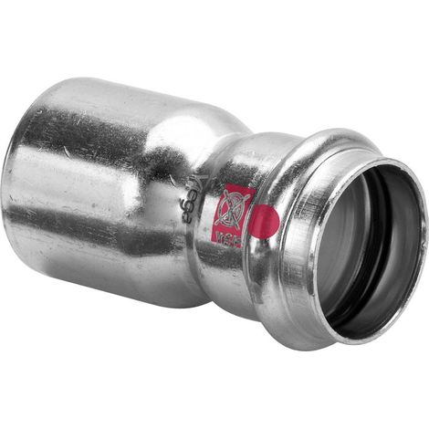 Manicotto di riduzione MF 28x22 Prestabo con SC‑Contur, acciaio al carbonio zincato, estremità maschio, estremità a pressare femmina 558543 (1/3)