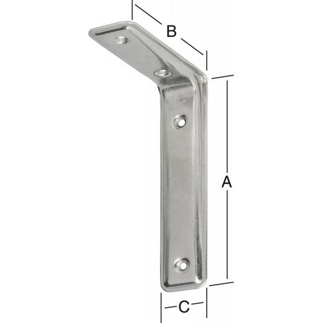 Equerre 3F-235X160X40MM Inox (1/2)