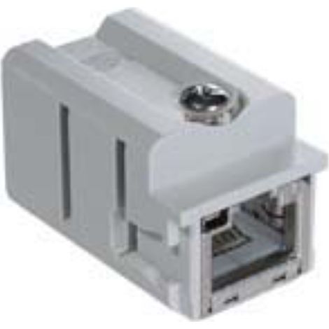 adaptateur - pour connecteur - rj45 cat 6 class e - femelle pour capots - gabarit 21.21- ilme cjk8ft
