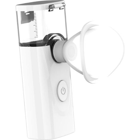 Kit d'hydratation oculaire – Nettoyeur à vapeur nano-brume, pulvérisateur de gouttes oculaires, appareil d'humidification oculaire, vaporisateur oculaire nano – Dispositif apaisant à brume blanche