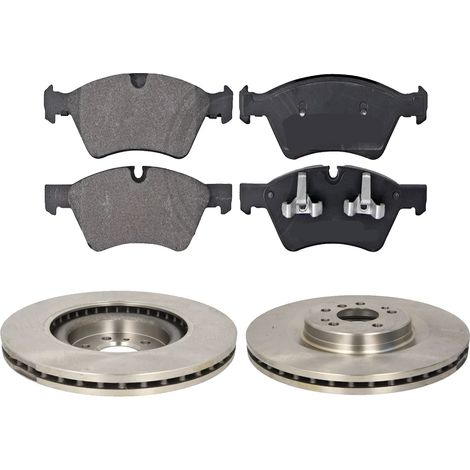 KIT FRENI ANTERIORI compatibile con MERCEDES-BENZ CLASSE GL (X164) - DISCHI + PASTIGLIE OEM: P 50 063 , P 50 115 / 17791 , 17833 /SOSTITUZIONE DIRETTA/BASSA POLVERE/SILENZIOSO (1/5)