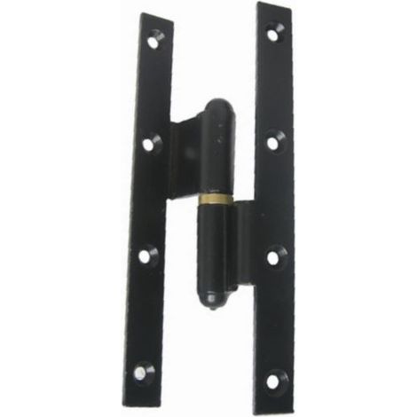 Paumelle Picarde 160x80x100mm droite époxy bout carré - FAURE ET FILS - PI1681CDJ