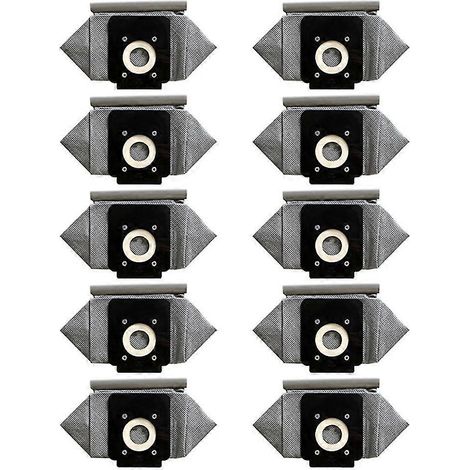 Lot de 10 sacs à poussière universels réutilisables et lavables pour aspirateur LG (1/5)