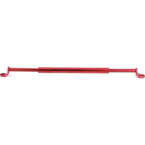 Barre transversale de renfort de guidon en alliage d'aluminium usinée CNC, rouge (1/5)