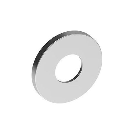 Rosace murale IXMO 105 mm, ronde, en laiton, finition inox KEUCO
