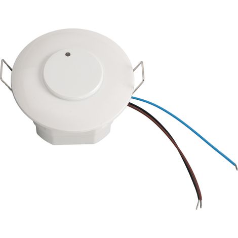 Interrupteur encastré à détecteur de mouvement haute sensibilité pour plafonnier (100-240 V CA) (1/5)