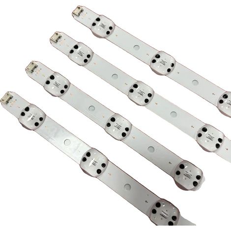 Barra de retroiluminación LED, aluminio, 713 mm, compatible con 65UK6350PSC, fuente de luz: bombillas LED, regulable: sí (1/5)