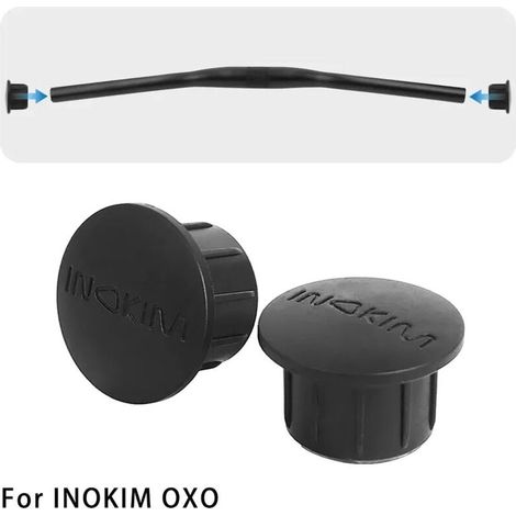 Bouchons de barre transversale pour trottinette électrique INOKIM OXO, bouchons noirs pour trous d'évacuation de la poussière