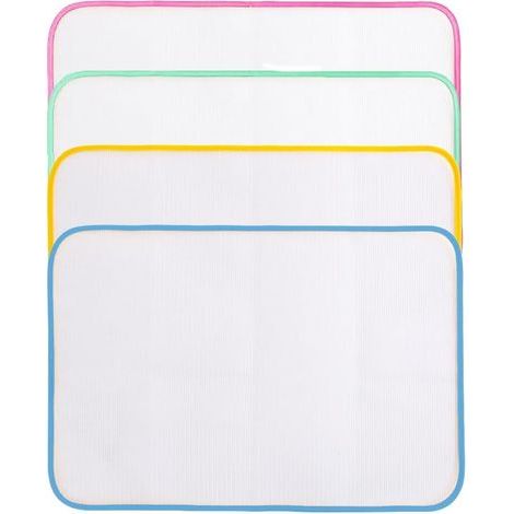 4 Pièces Filet de Repassage, Chiffon Protecteur pour Repasser Tissu en Maille de Protection Repassage Tampon Tapis de Repassage Résistant à la Chaleur(40 x 60 cm) (1/4)