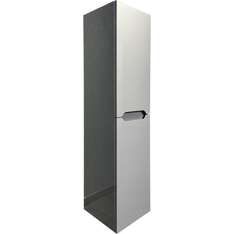 Colonna per bagno sospesa L30 x l30 x 120 cm Grigio - STEFANIE