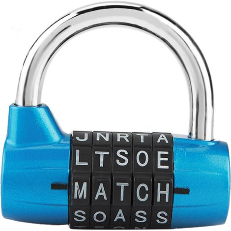 Cadenas à combinaison à 5 chiffres, antivol pour valise voyage, casier de sport, mot de passe sécurisé (1/5)