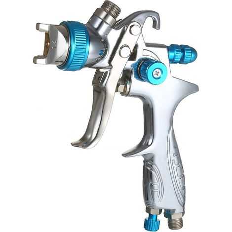 Farbspritzpistole mit Schwerkraftzufuhr, 600-ml-Farbbehälter und 1,4-mm-Düse für Wände, Möbel, Zäune, Schränke usw.
