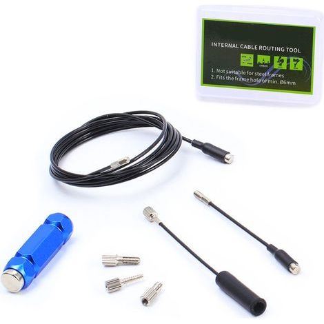 Kit de guidage interne pour câbles de vélo, robuste, pratique et portable pour entretien - 1 ensemble (1/5)