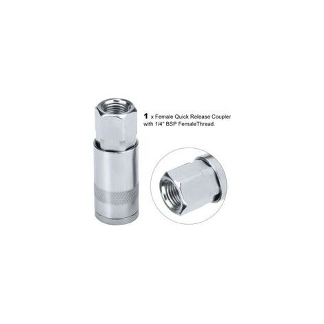 NALOOKAMIC Lntyq Luftkompressor-Schlauchanschluss, Luftkupplungs- und Steckerkupplungsset, Stecker- und Buchsenverbinder, BSP 1/4" (1/5)