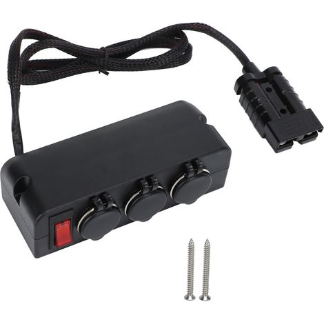 Adaptateur de chargeur de voiture 50 A 600 V pour connecteur Anderson, alimentation de batterie à 3 phases, compatible avec voiture, bateau et camping-car. (1/5)