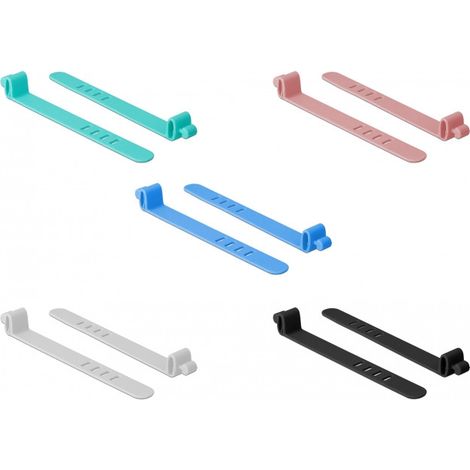 DeLOCK Delock 18829 - Releasable cable tie - Silicone - Couleurs assorties - 9,5 cm - 11 mm - 1,5 mm