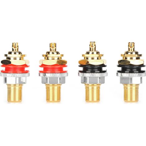 Monosaudio C401G RCA-Buchse aus reinem Kupfer mit 24-Karat-Goldbeschichtung (1/5)