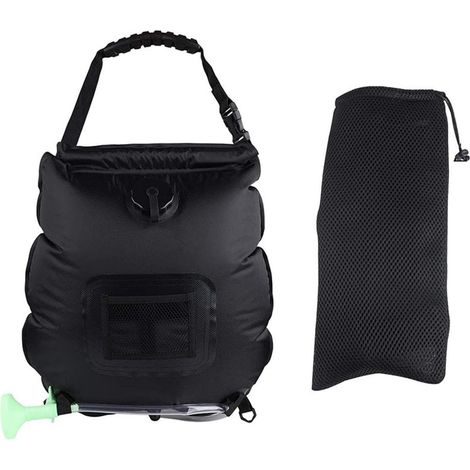 Sac de douche solaire 20L - douche portable - camping et randonnée - douche extérieure - portable - douche solaire - sac (1/5)