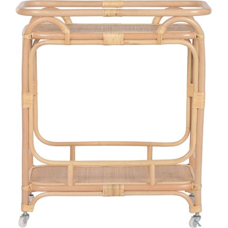 Camarera Ratan 76X43X85,5 Ruedas Natural (1/5)