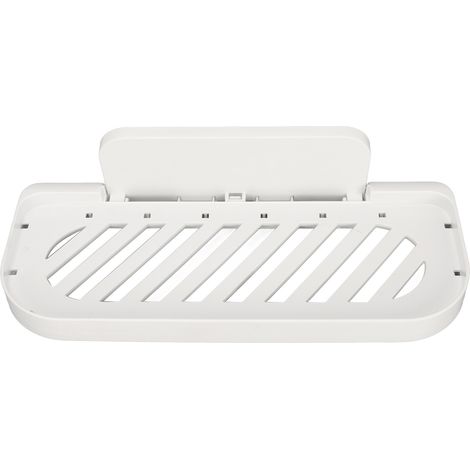 Étagère murale de salle de bain sans perçage, vide-orifices au fond, support de douche pour salon de beauté spa. (1/5)