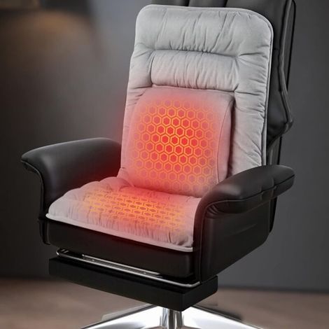 Siège de Stade Chauffant, Chauffe-Chaise électrique avec Adaptateur 3C, Coussin Chauffant, Coussin de Chaise Chauffant pour la Maison d'hiver (1/5)
