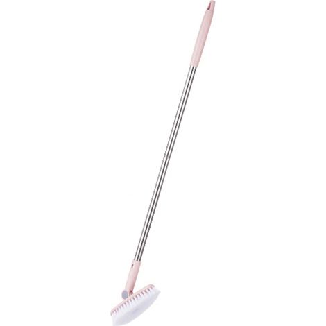 Brosse de sol pliable multifonction à long manche en plastique, pour cuisine et salle de bains pour la maison, la cuisine et le bureau (1/5)