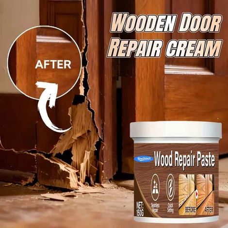 Möbelreparaturpaste, ein magisches Werkzeug zum Ausbessern von Lackschäden und zum Reparieren von Kratzern, Beschädigungen, Dellen und Verblassen an Holz, Türen und Fußböden. (1/5)
