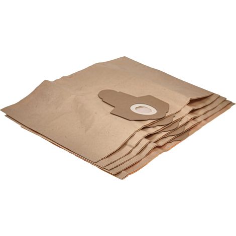vhbw 5x Staubbeutel kompatibel mit Bosch PAS 850 PAS850 PAS 10-20, BMZ 21 A Staubsauger - 31,5cm x 19cm braun (1/4)