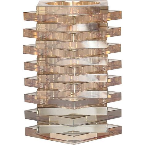Vase Celia en cristal raffiné - Or scintillant (1/4)