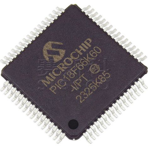 PIC18F66K80-I/PT PIC18F67J50-I/PT Electronic components Chips, 5 units each.