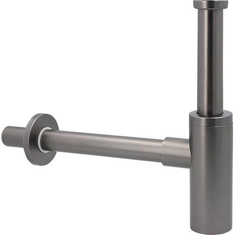 Siphon design DN32 (1 1/4"),acier inoxydable, Gunmetal (1/2)