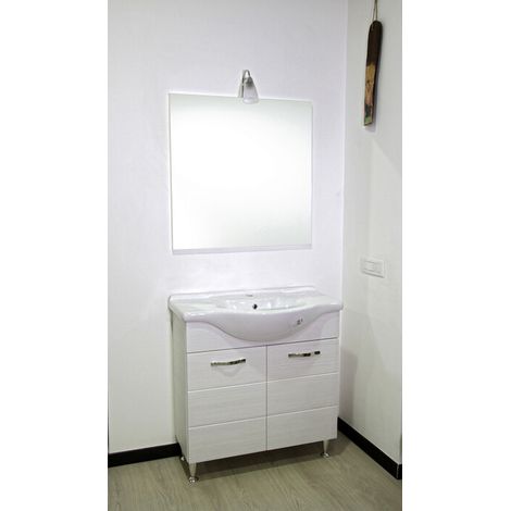 1PZ MOBILE BAGNO ANTONELLA 2 ANTE 82 BIANCO PORTUNA (1/2)